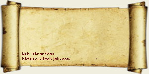 Mina Terzija vizit kartica